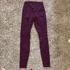lululemon athletica align Burgundy Leggings
